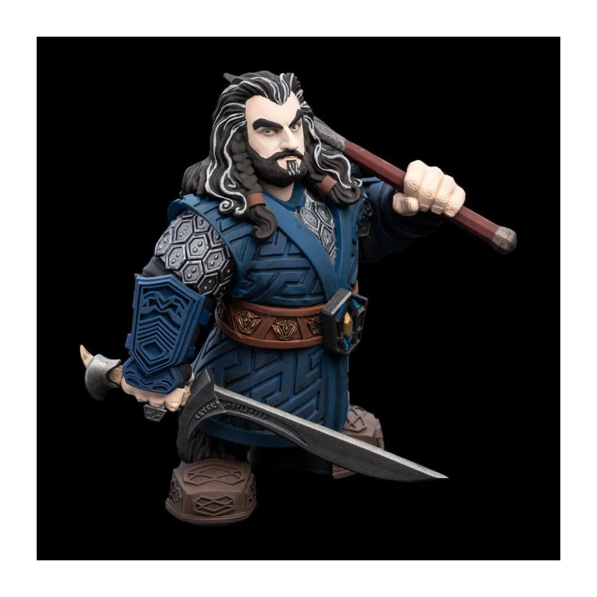 Weta Statue Vinyl Le Hobbit figurine Mini Epics Thorin Oakenshield Limited Edition - Ecu de Chêne.