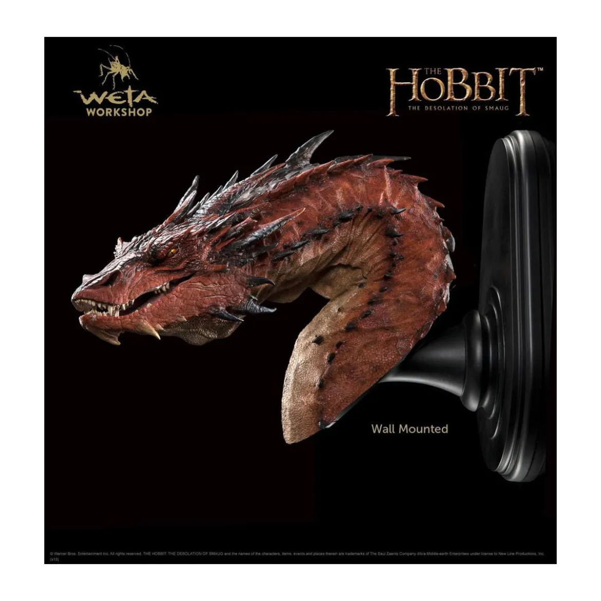 Weta Workshop - Buste Smaug - Le Hobbit: La Désolation de Smaug (reedition)