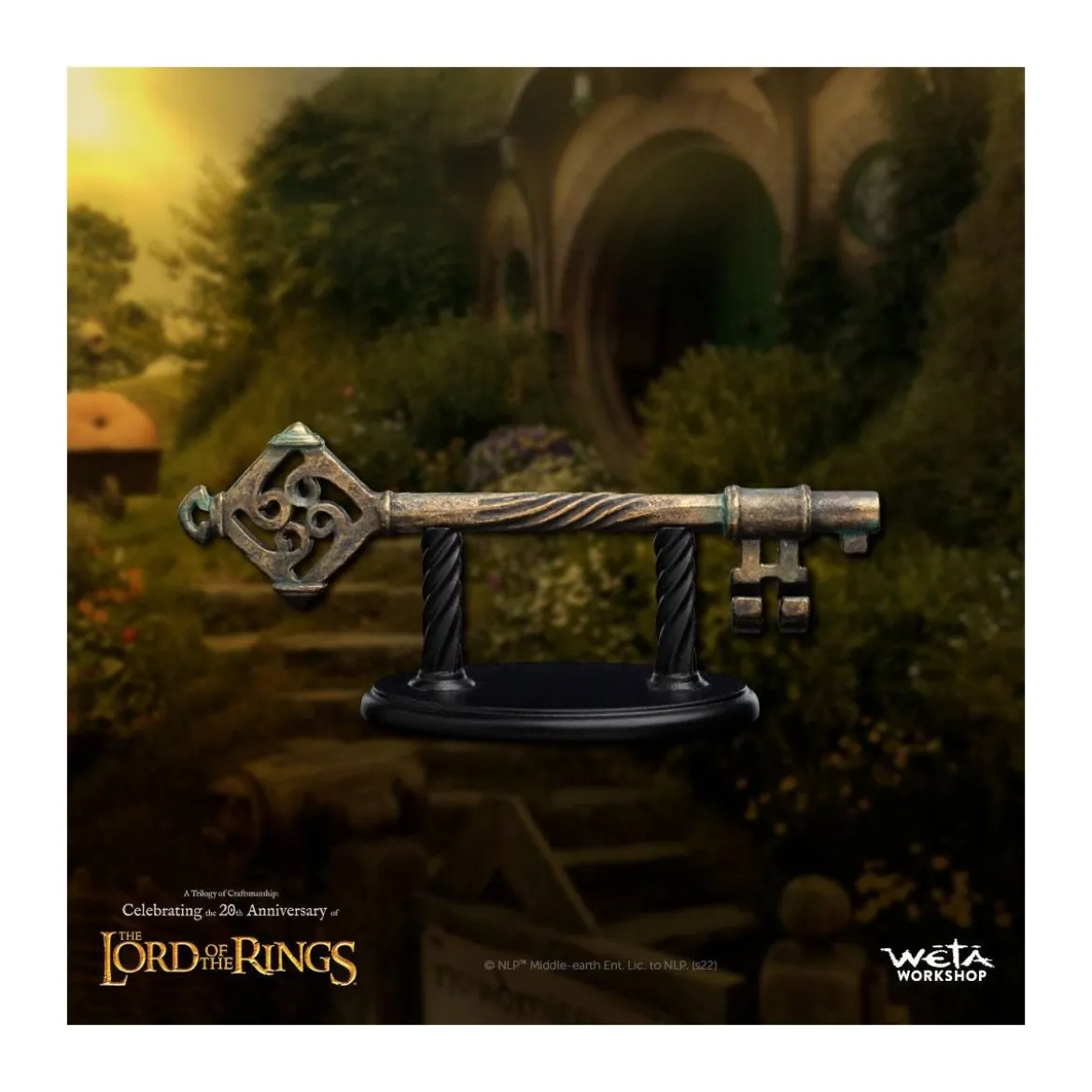 Weta Workshop - Clé de la demeure Cul-de-Sac - Le Seigneur des Anneaux réplique 1/1