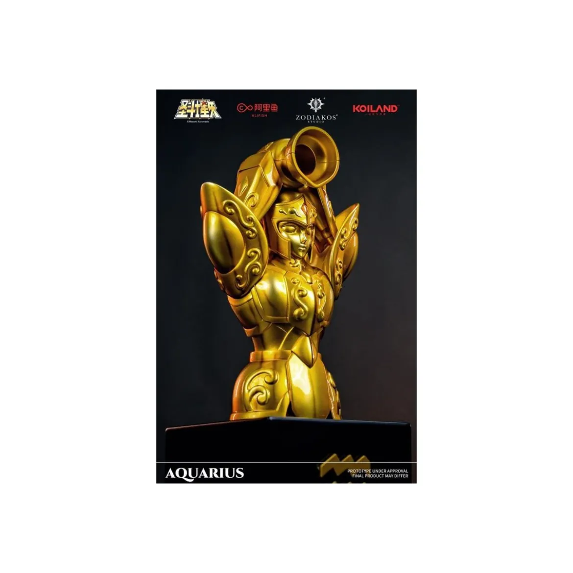 Zodiakos Studio - Aquarius Cloth - Totem du Verseau 1/6 - Statue Saint Seiya - les Chevaliers du Zodiaque