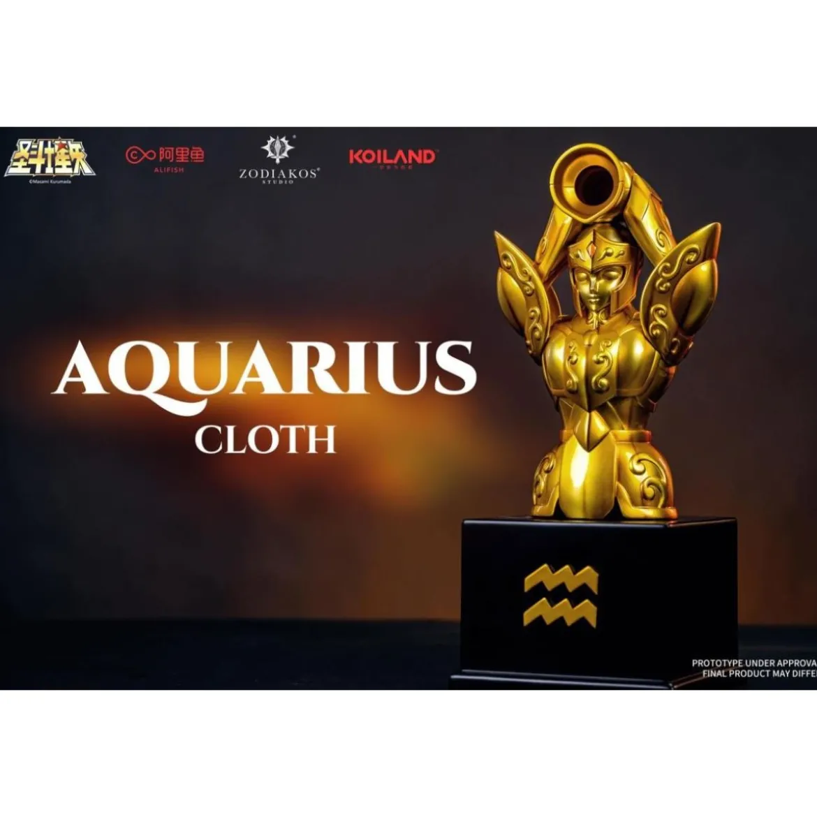 Zodiakos Studio - Aquarius Cloth - Totem du Verseau 1/6 - Statue Saint Seiya - les Chevaliers du Zodiaque
