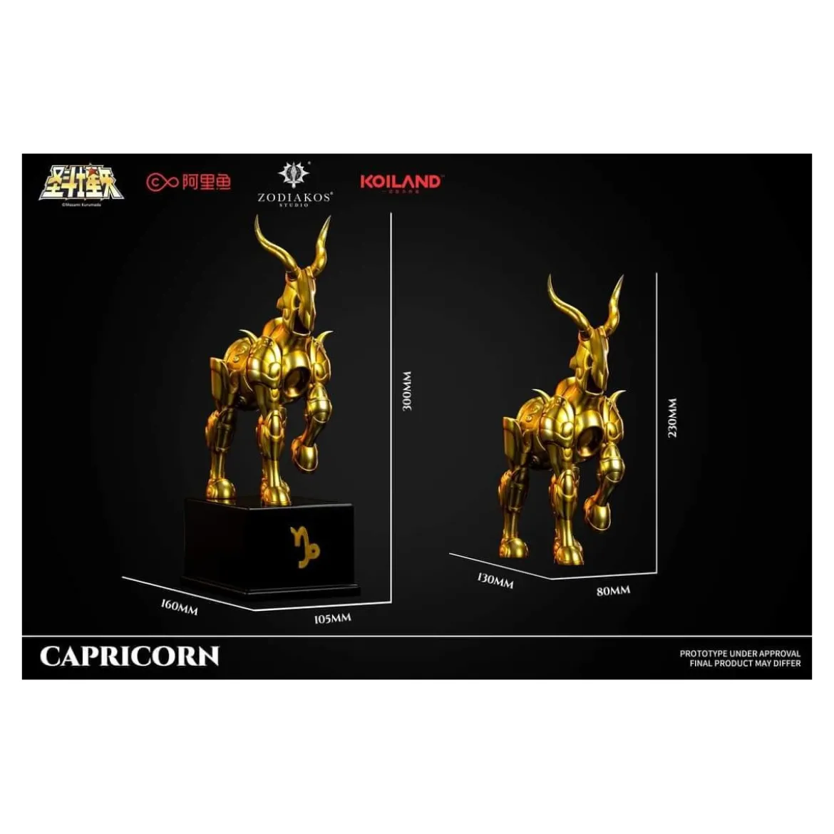 Zodiakos Studio - Capricorn Cloth - Totem du Capricorne 1/6 - Statue Saint Seiya - les Chevaliers du Zodiaque