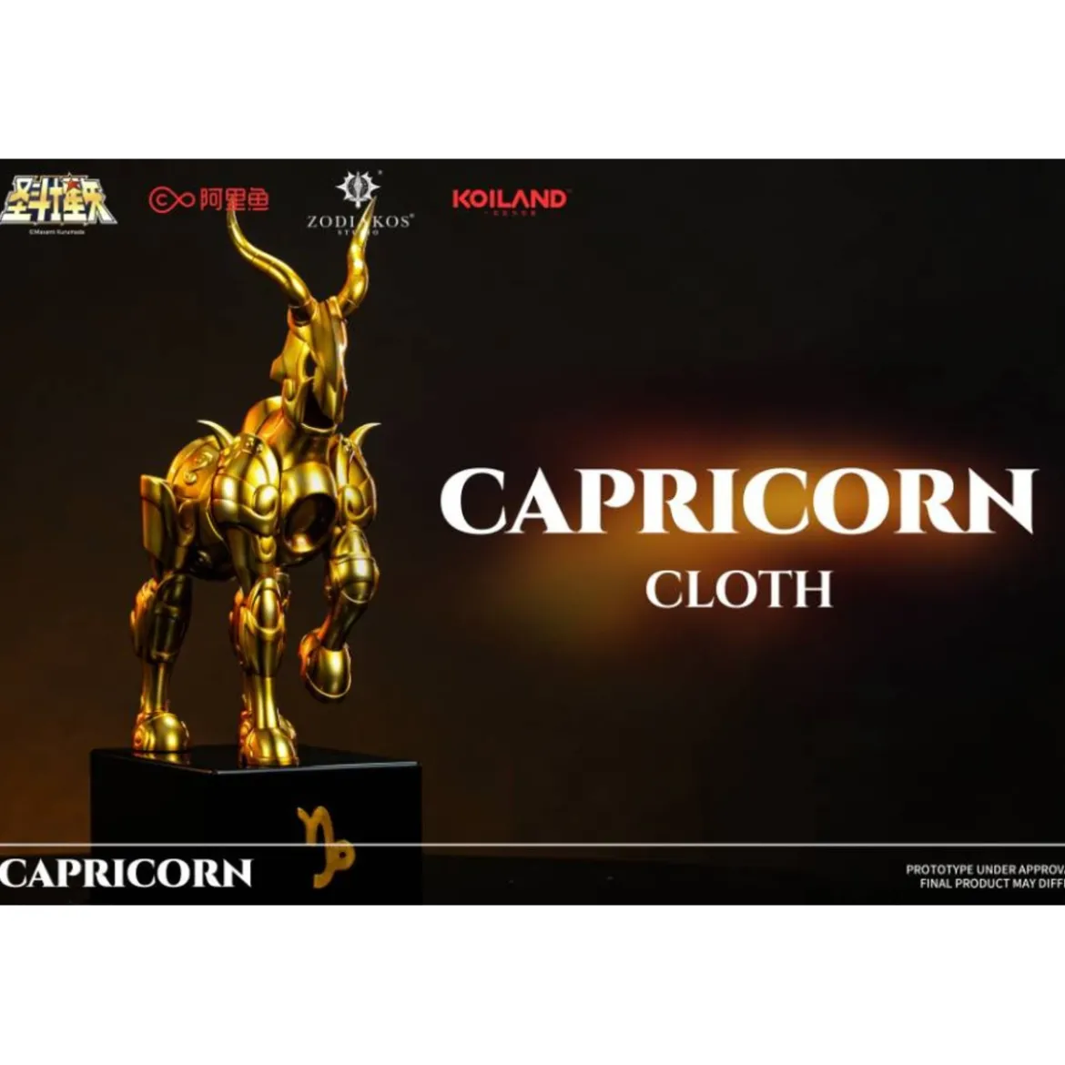 Zodiakos Studio - Capricorn Cloth - Totem du Capricorne 1/6 - Statue Saint Seiya - les Chevaliers du Zodiaque