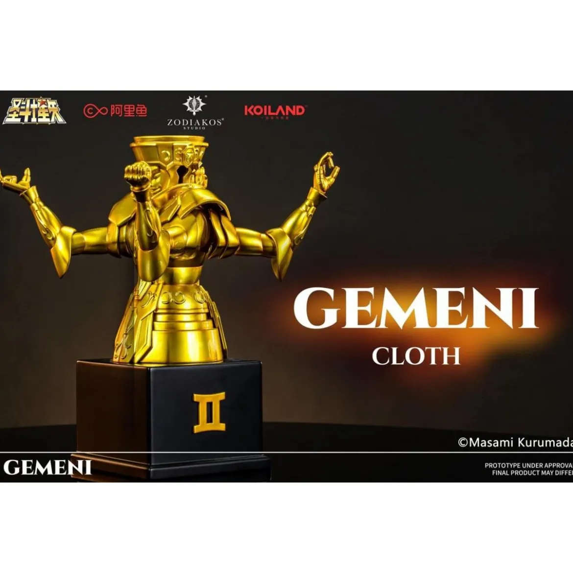 Zodiakos Studio - Gemini Cloth - Totem des Gemeaux 1/6 - Statue Saint Seiya - les Chevaliers du Zodiaque
